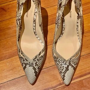 *SOLD* ALEXANDRE BIRMAN SNAKESKIN PUMP HEEL SHOE $1295 41/11 🔥🔥🔥